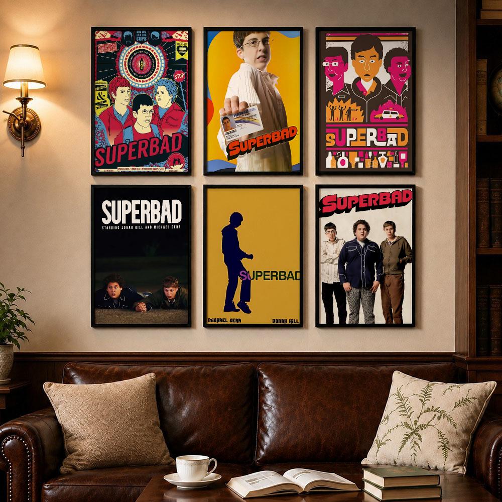 Smart Home Poster - 스마트 무비 S-SuperbadS 포스터 자체 접착