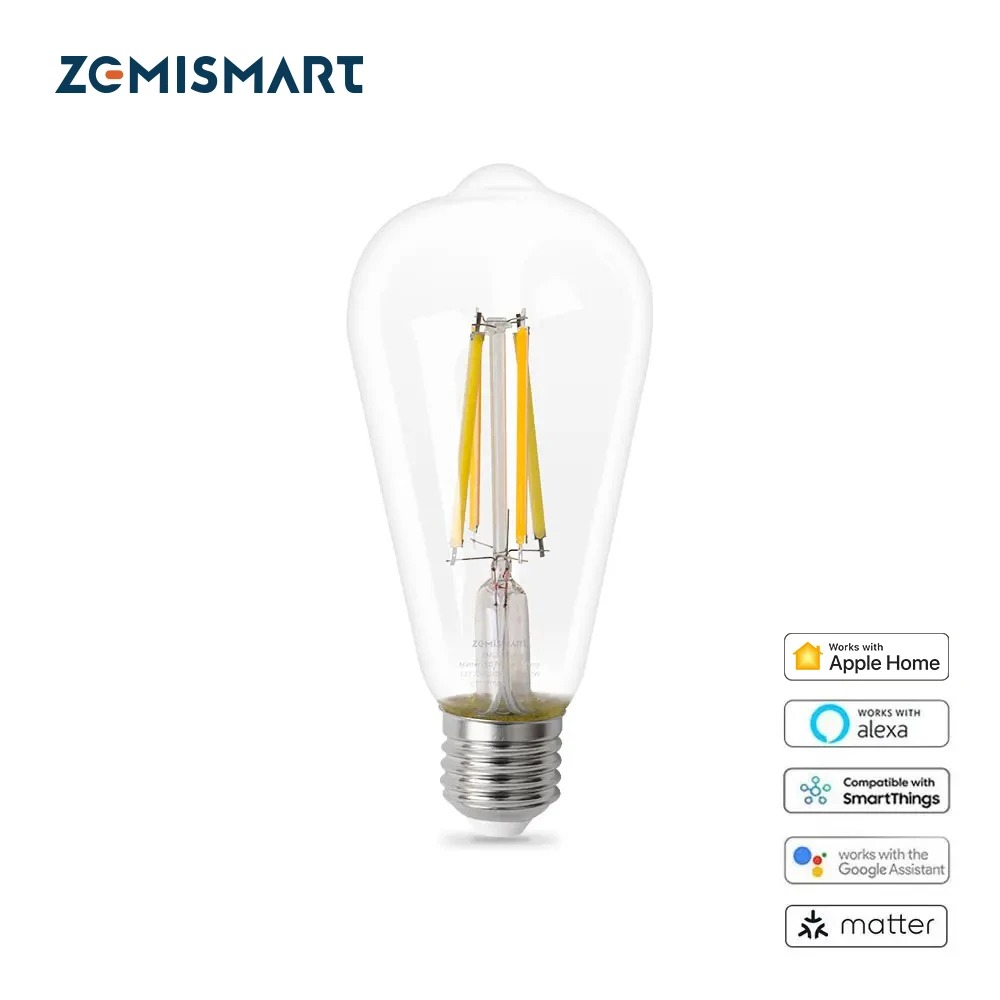 Smart Home Group - Zemismart Matter WiFi 스마트 Led 필라멘트