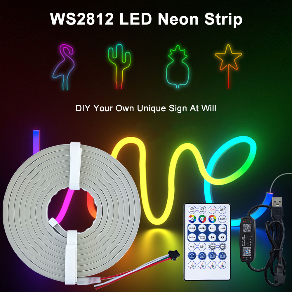 Smart Home Poster - DC5V LED 네온 스트립 실리콘 젤