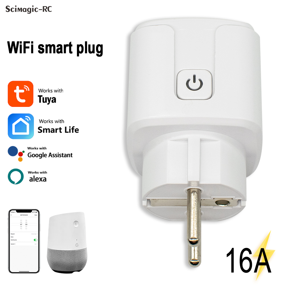 Smart Home Monitor - 투야 스마트 플러그 WiFi 소켓 16A