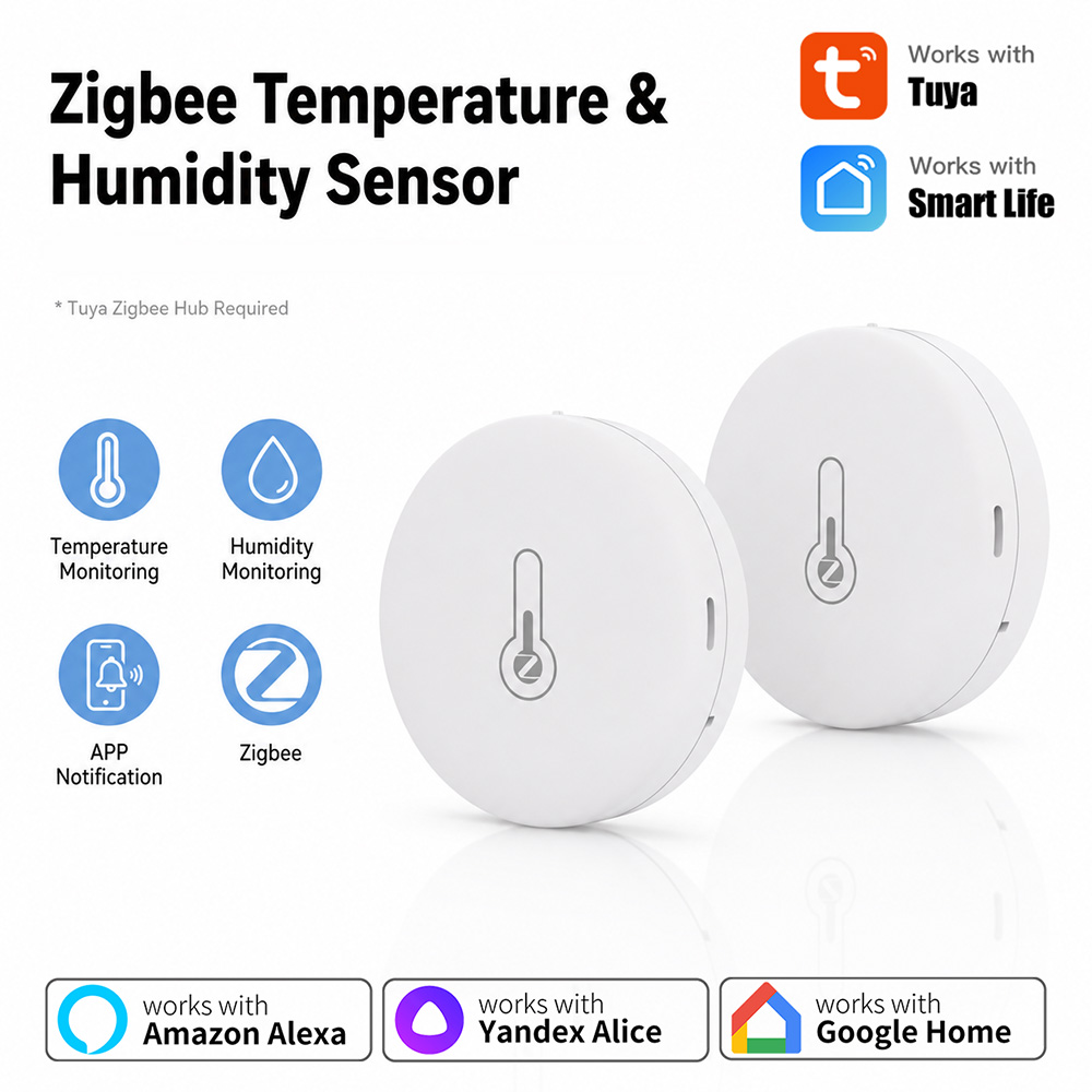 Smart Home Miniature - Tuya Zigbee 온도 및 습도 센서
