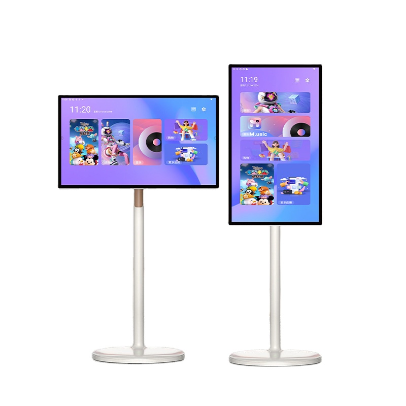 Smart Home Monitor - 32인치 이동식 터치스크린 모니터 안드로이드 무선