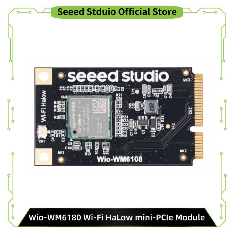 Smart Home Miniature - Wio-WM6108 Wi-Fi HaLow 미니 PCIe 모듈