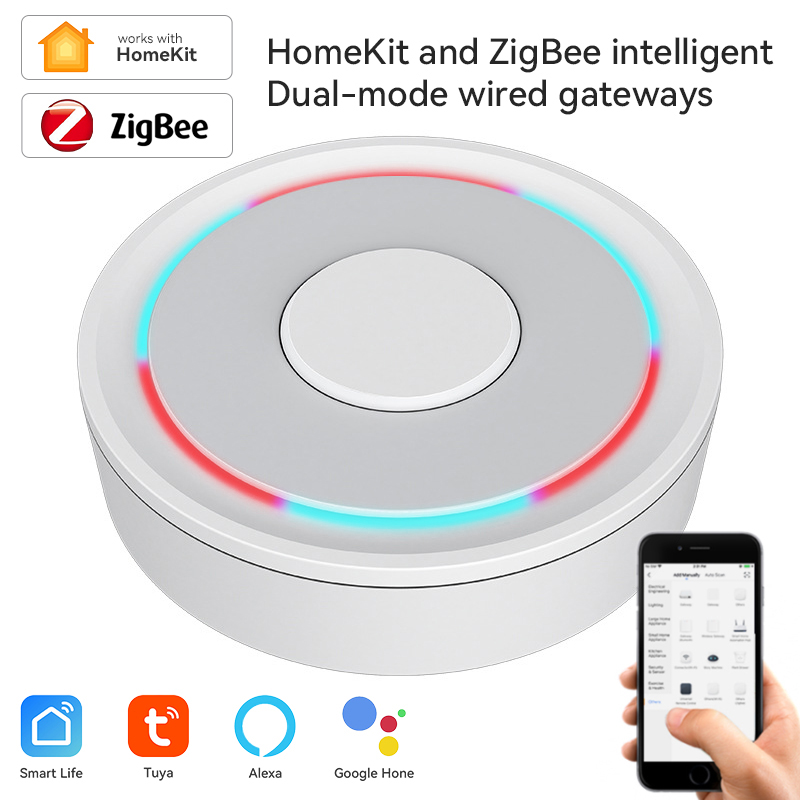 Smart Home Apple - Tuya-ZigBee 스마트 게이트웨이 홈키트, 유선 무선