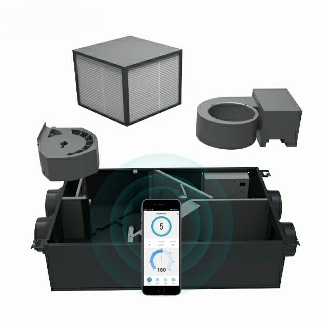 새로운 저소음 환기 제품 스마트 홈 공기 교환 열 회수 - Smart Home Ventilation System 리뷰 및 가격
