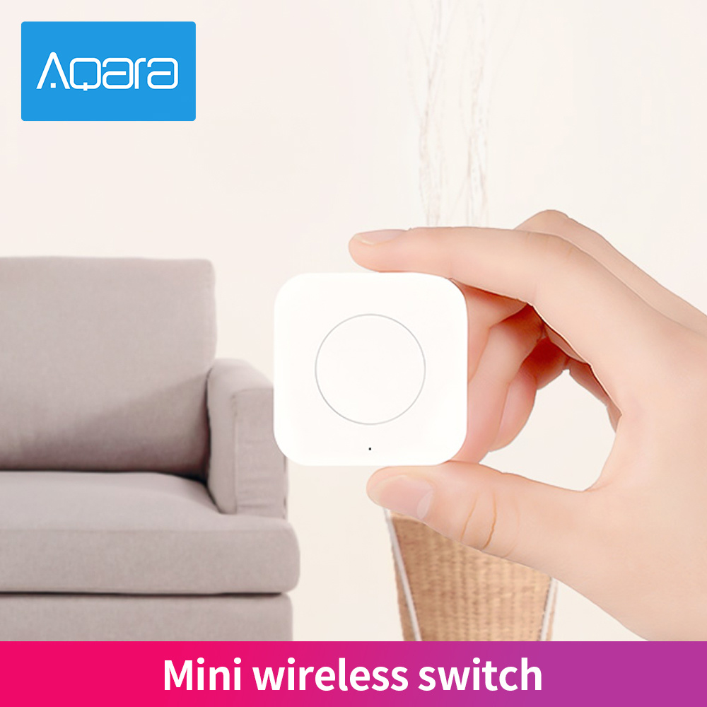 Aqara 스마트 홈 센서 무선 미니 스위치 지그비 단 - Smart Home Xiaomi Hub 리뷰 및 가격