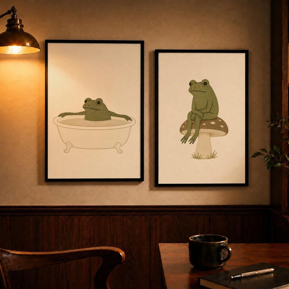 스마트 아트 F-FrogS 포스터 자가 접착 아트 포스 - Smart Home Poster 리뷰 및 가격