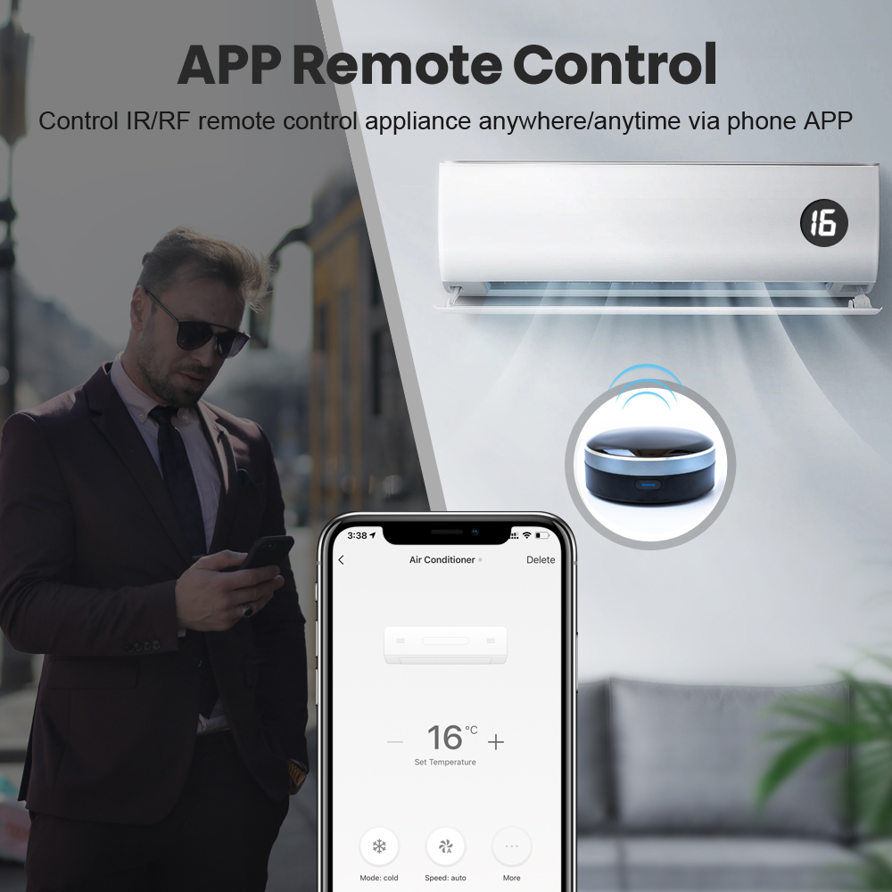 Tuya IR RF 433/315 TV AC 커튼 롤러 - Smart Home Apple 리뷰 및 가격