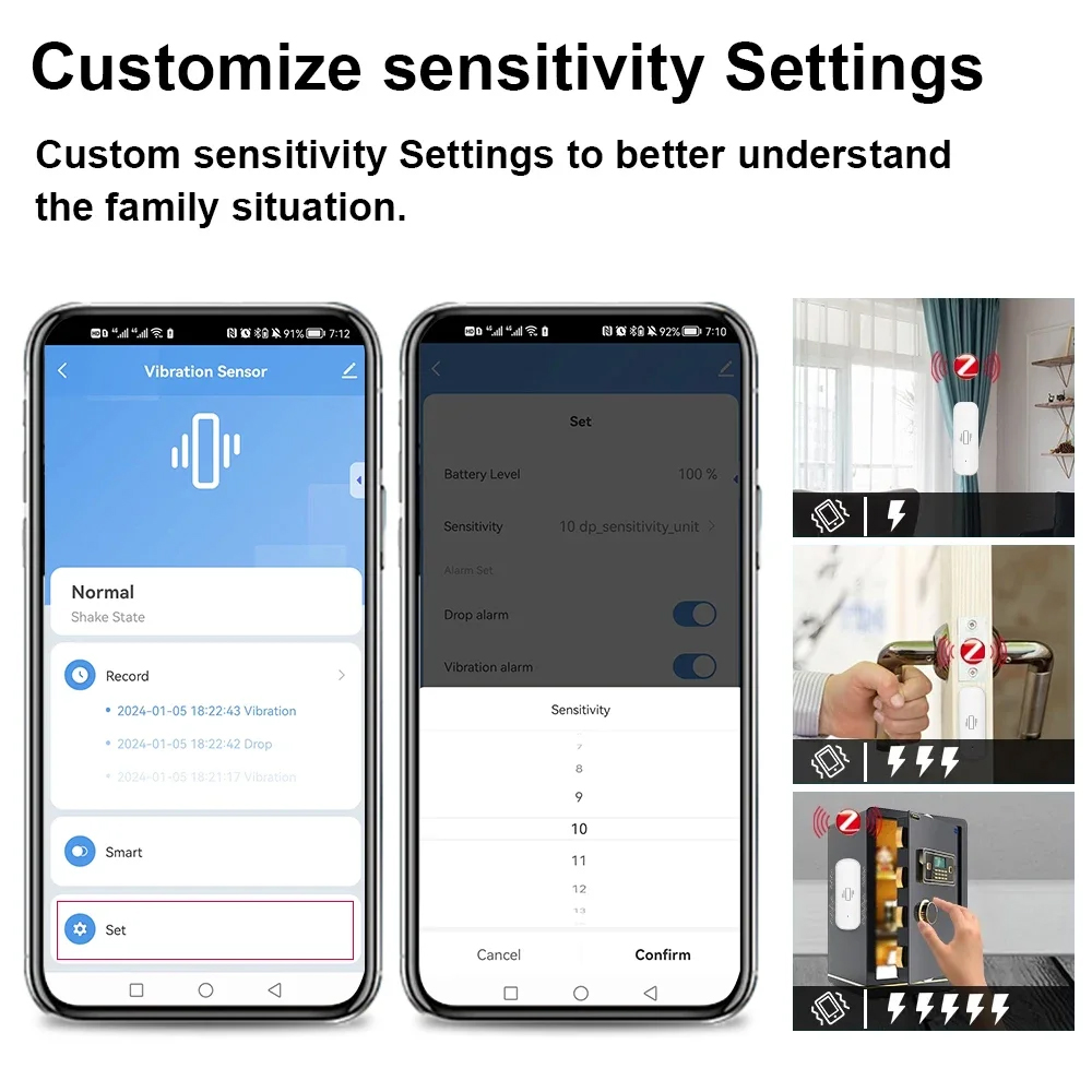 스마트 ZigBee 진동 센서 앱 모니터 홈 보안 보호 - Smart Home Ikea 리뷰 및 가격
