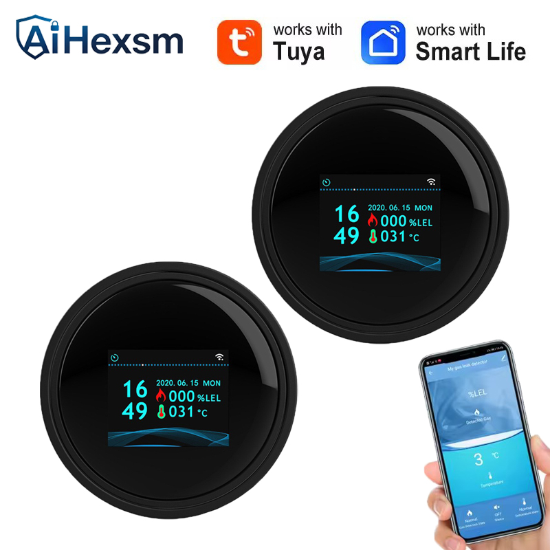 Tuya Wifi 누출 감지기 온도 기능 포함 가연성  - Smart Home Ikea 리뷰 및 가격