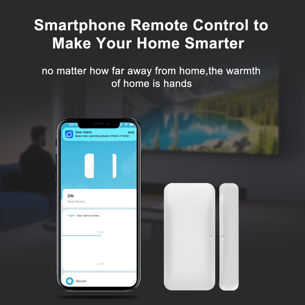 Tuya Zigbee 무선 도어 윈도우 센서 미니 스마 - Smart Home Miniature 리뷰 및 가격
