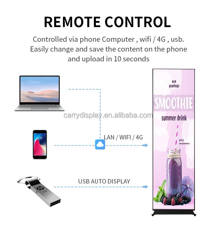 야외 이동식 LED 디지털 포스터(바퀴 포함) 스마트  - Smart Home Poster 리뷰 및 가격