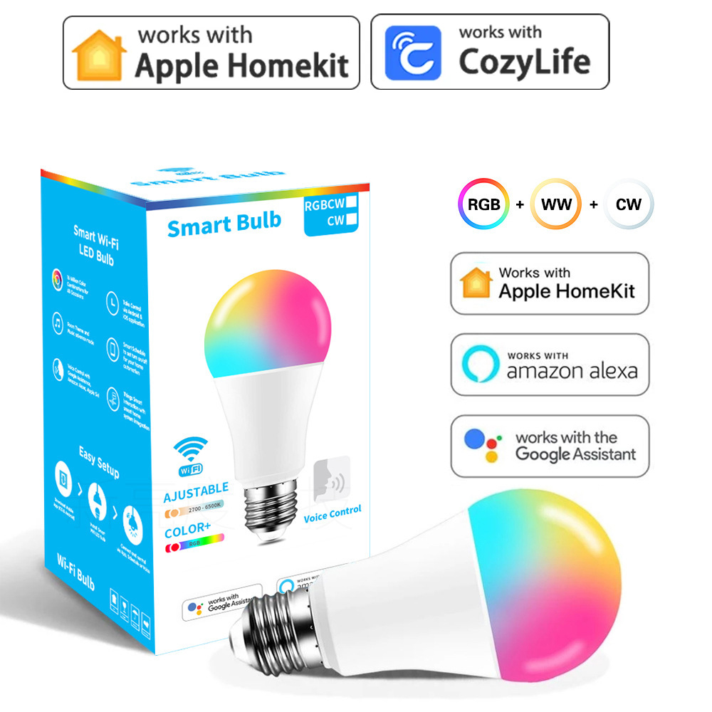 9W WiFi Homekit 라이트 램프 E27 LED - Smart Home Apple 리뷰 및 가격