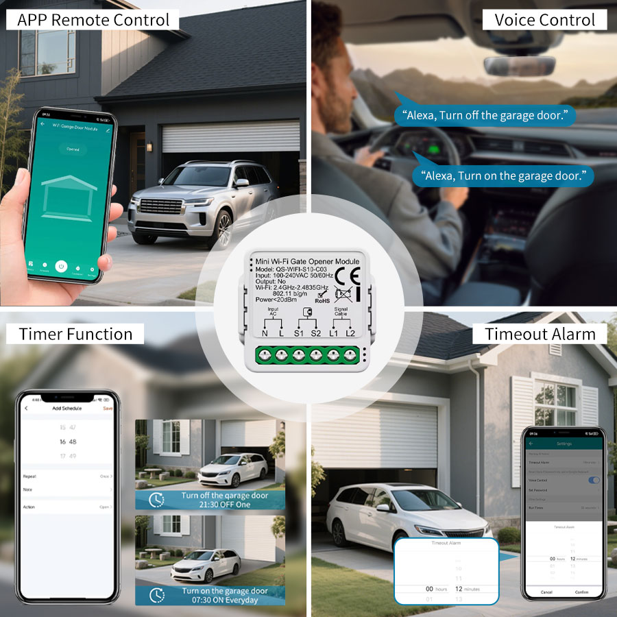 투야 스마트 와이파이 또는 지그비 차고 문 개폐기 컨트 - Smart Home Wiz 리뷰 및 가격