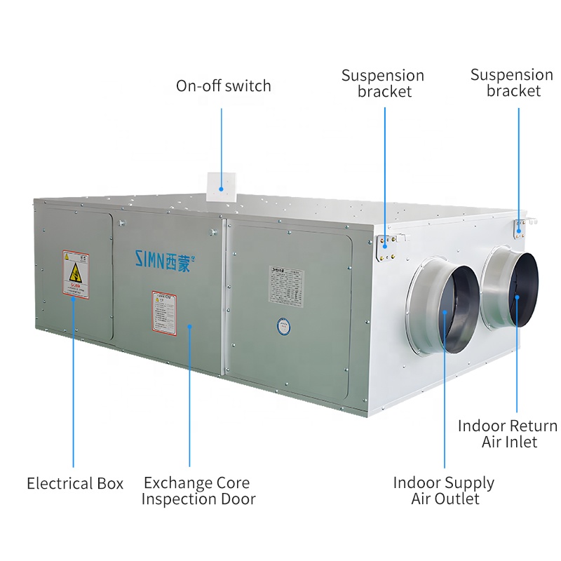 천장형 스마트 홈 HEPA 필터 공기 환기 시스템 호텔 - Smart Home Ventilation System 리뷰 및 가격