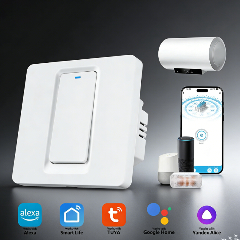 스마트 온수기 스위치/WiFi&블루투스 터치 컨트롤은  - Smart Home Wiz 리뷰 및 가격