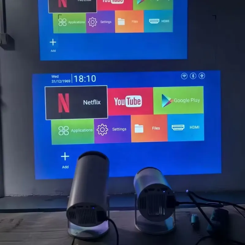 최신 HY300 프로 스마트 프로젝터 자동 차트 프로젝 - Smart Home Miniature 리뷰 및 가격