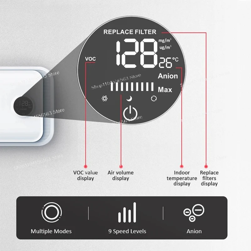 ​ ​ 벽걸이형 ERV 회복기, 가정 및 사무실용 에너 - Smart Home Ventilation System 리뷰 및 가격