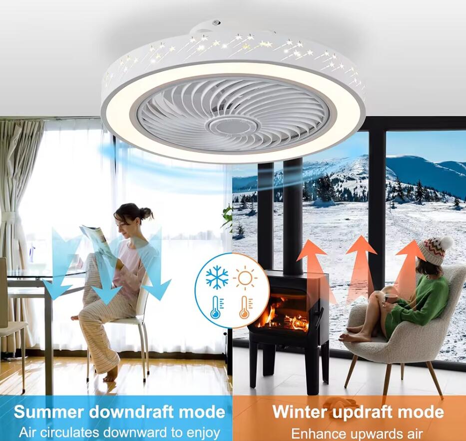 LED 조명 리모컨 스마트 앱 천장 선풍기, 밝기 조절 - Smart Home Ventilation System 리뷰 및 가격
