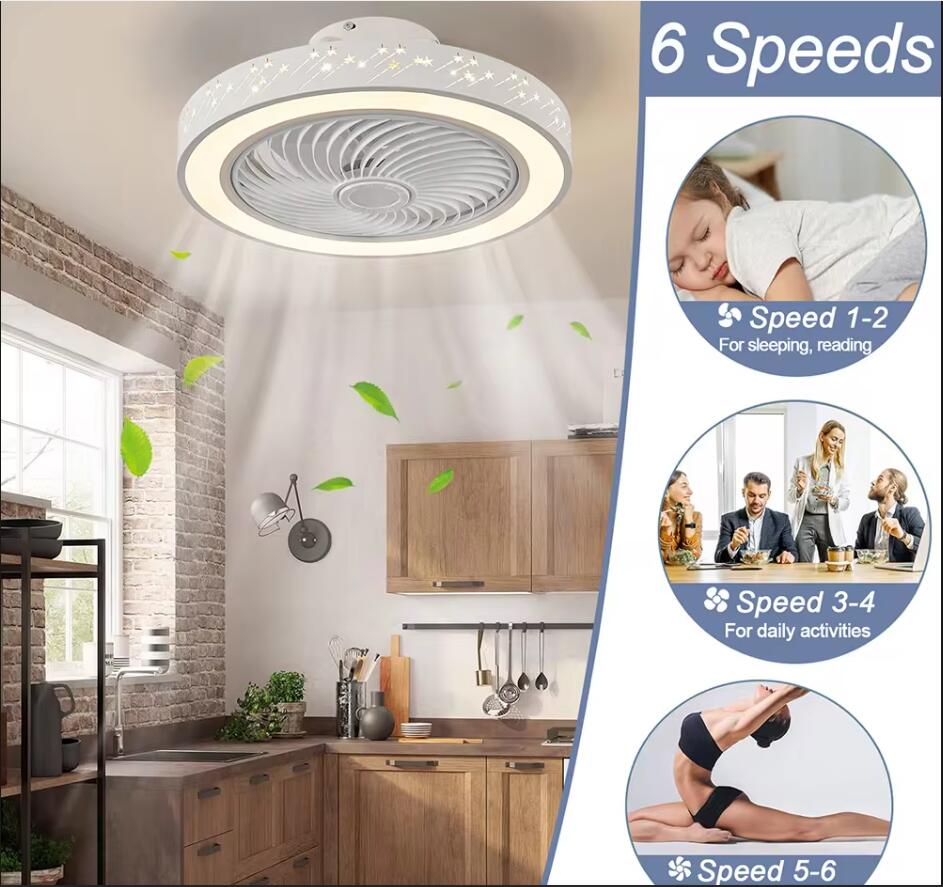 LED 조명 리모컨 스마트 앱 천장 선풍기, 밝기 조절 - Smart Home Ventilation System 리뷰 및 가격