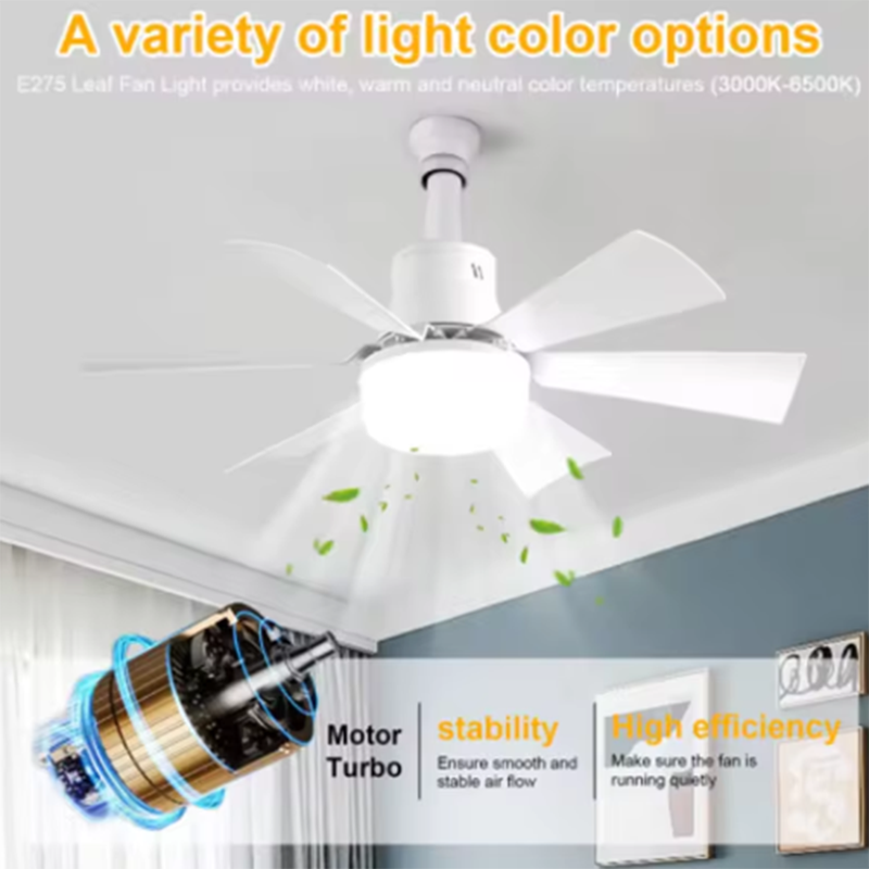 40W E27 LED 천장 팬 조명 디밍 가능 색온도  - Smart Home Ventilation System 리뷰 및 가격