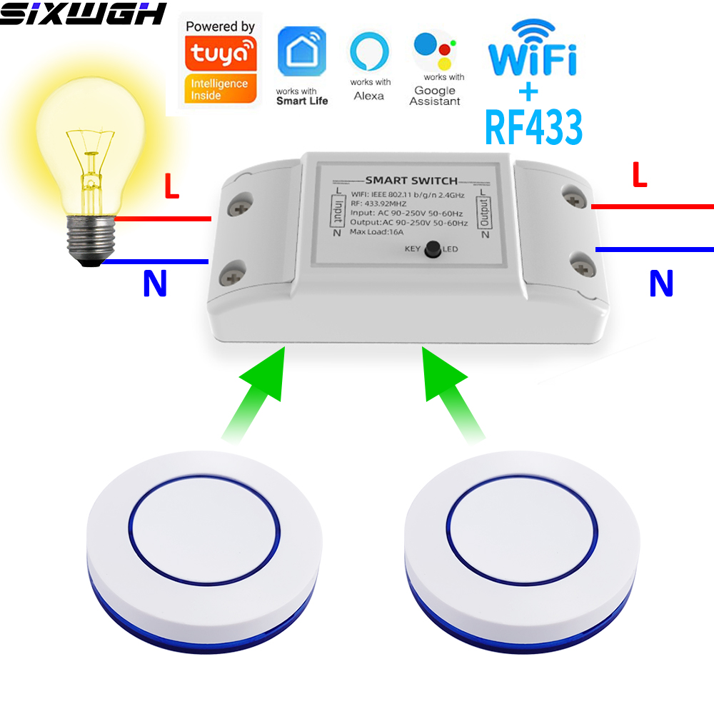 16A WiFi Tuya 스마트 스위치 무선 원격 제어 - Smart Home Ikea 리뷰 및 가격