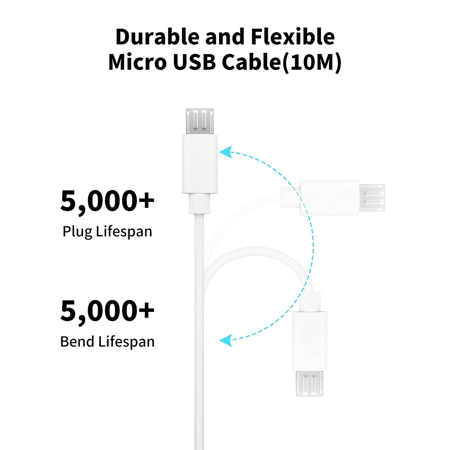 Xiaomi MI 360용 3~13m 마이크로 USB  - Smart Home Xiaomi Devices 리뷰 및 가격