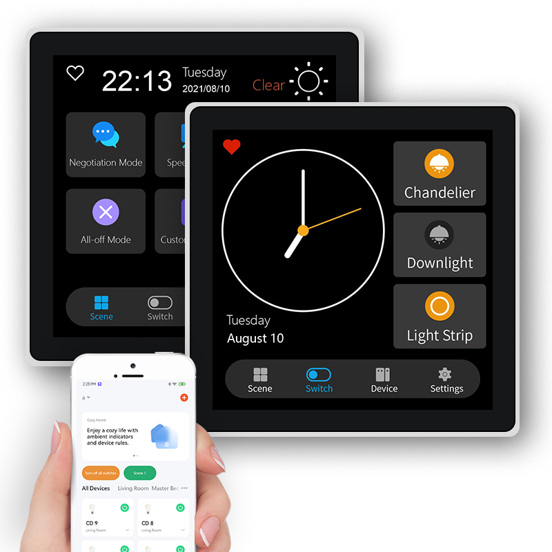 FUERS 4 인치 터치 스크린 다기능 스마트 벽 스위 - Smart Home Monitor 리뷰 및 가격