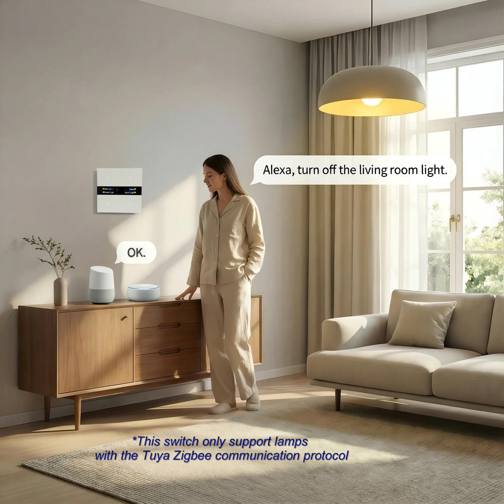 M8 Pro 지그비 스마트 스위치 패널 4구 투야 지능 - Smart Home Monitor 리뷰 및 가격