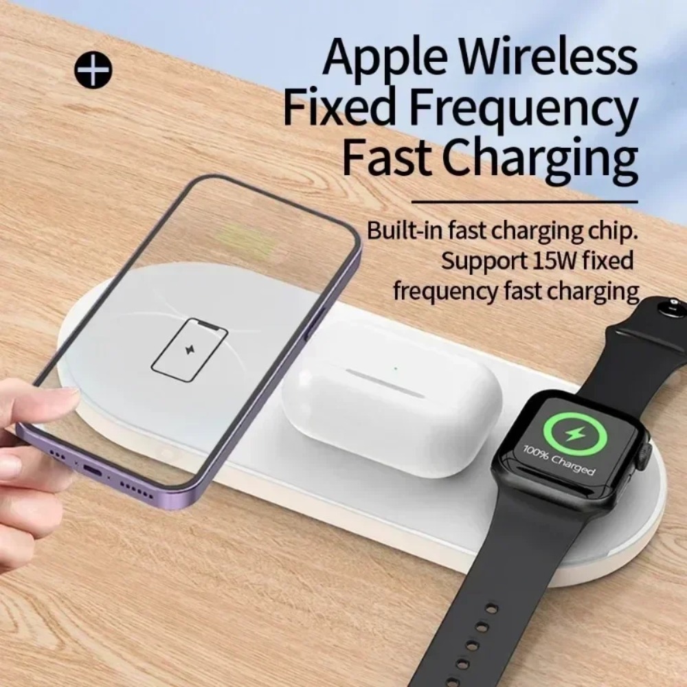 3-in-1 무선 충전 패드 고속 충전 도크 스테이션  - Smart Home Apple 리뷰 및 가격