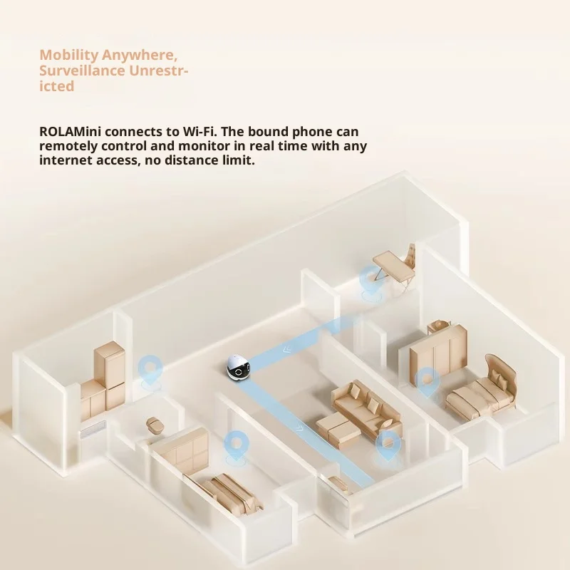 Enabot ROLA 미니 스마트 로봇 지능형 모바일  - Smart Home Monitor 리뷰 및 가격
