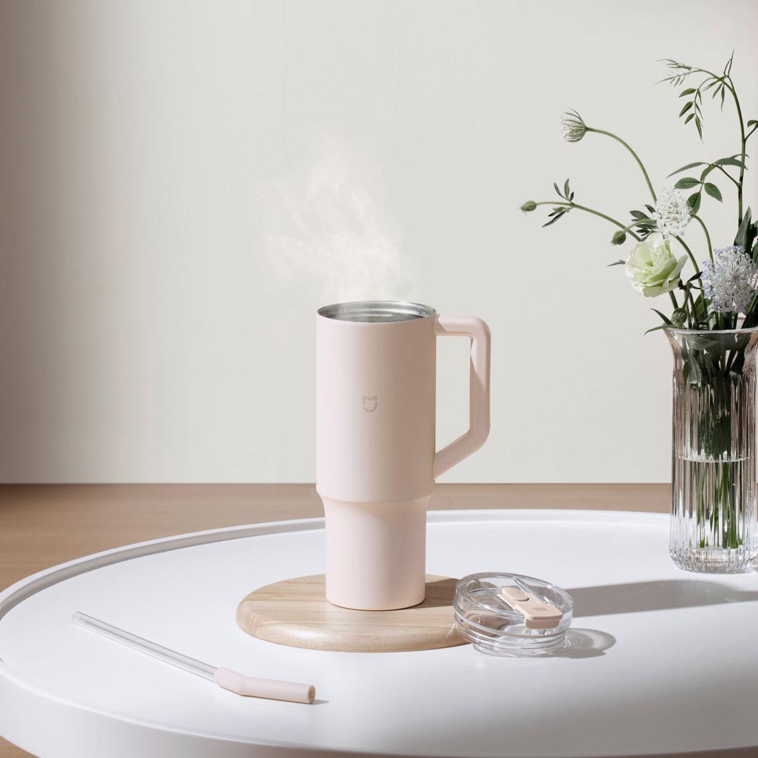 Xiaomi Mijia 스마트 밀짚 컵 1L 대용량 3 - Smart Home Xiaomi Devices 리뷰 및 가격