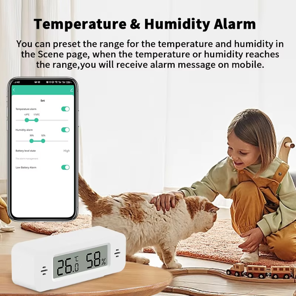Tuya Zigbee WiFi 미니 온도 및 습도 센서 - Smart Home Miniature 리뷰 및 가격