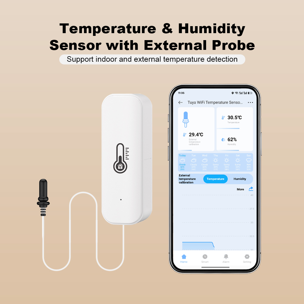 2026년형 새로운 투야 와이파이 습도 온도 센서 (외 - Smart Home Monitor 리뷰 및 가격