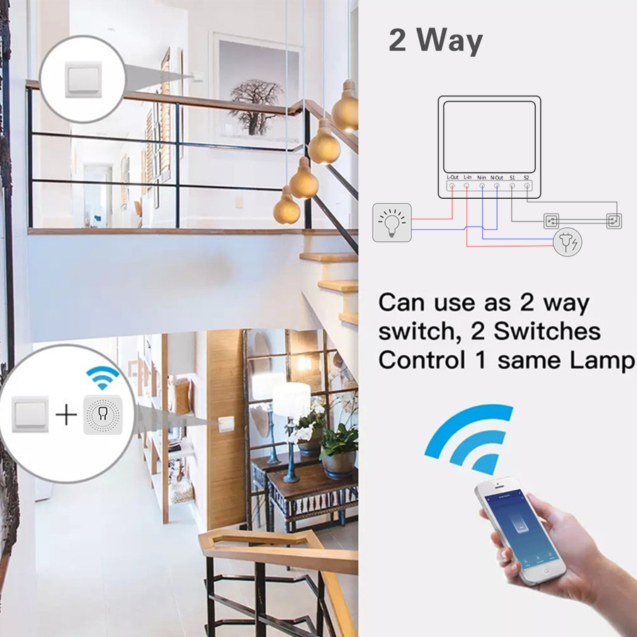2웨이 미니 DIY 스마트 스위치 투야 와이파이 조명  - Smart Home Miniature 리뷰 및 가격