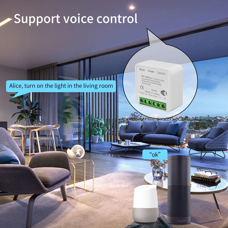 2웨이 미니 DIY 스마트 스위치 투야 와이파이 조명  - Smart Home Miniature 리뷰 및 가격