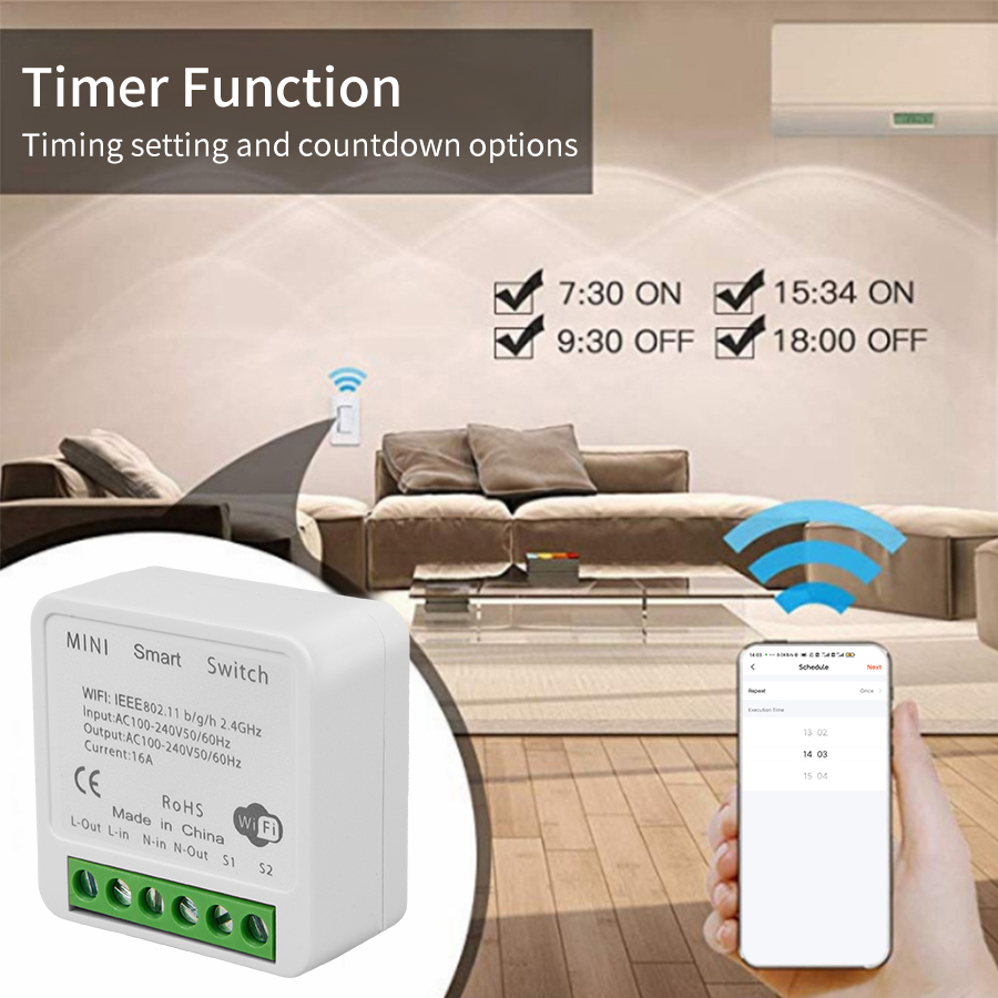 2웨이 미니 DIY 스마트 스위치 투야 와이파이 조명  - Smart Home Miniature 리뷰 및 가격