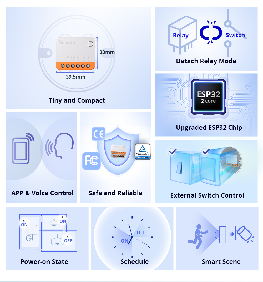 Sonoff Mini R4 Extreme Wifi 스마 - Smart Home Miniature 리뷰 및 가격